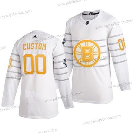 Adidas Miesten 2020 NHL All-Star Game Mukautettu Boston Bruins Aito Valkoinen Paita