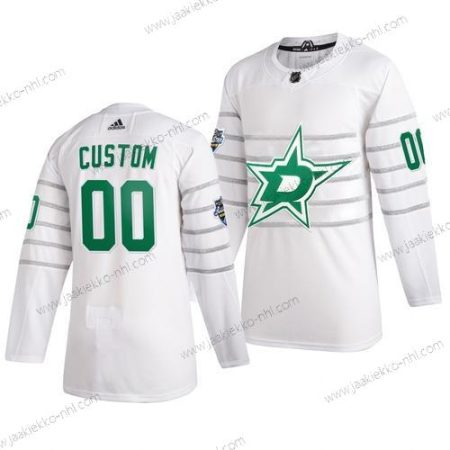 Adidas Miesten 2020 NHL All-Star Game Mukautettu Dallas Stars Aito Valkoinen Paita