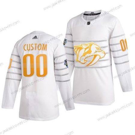 Adidas Miesten 2020 NHL All-Star Game Mukautettu Nashville Predators Aito Valkoinen Paita