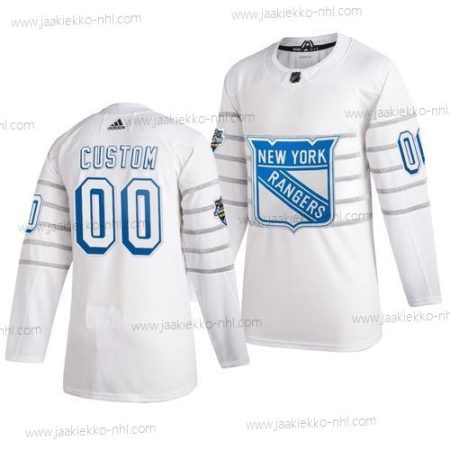 Adidas Miesten 2020 NHL All-Star Game Mukautettu New York Rangers Aito Valkoinen Paita