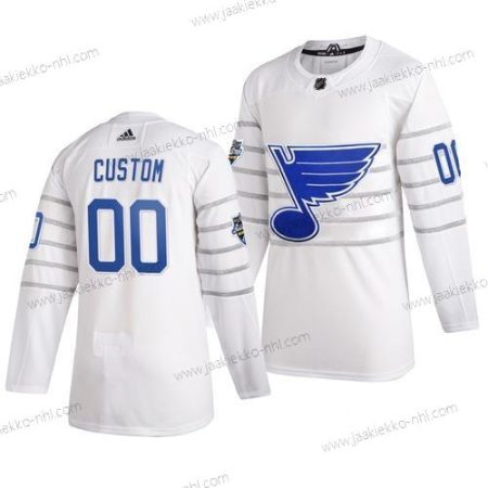 Adidas Miesten 2020 NHL All-Star Game Mukautettu St. Louis Blues Aito Valkoinen Paita