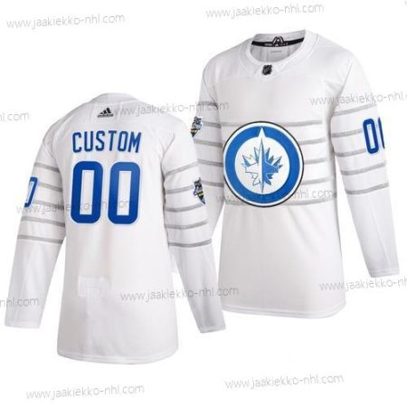 Adidas Miesten 2020 NHL All-Star Game Mukautettu Winnipeg Jets Aito Valkoinen Paita