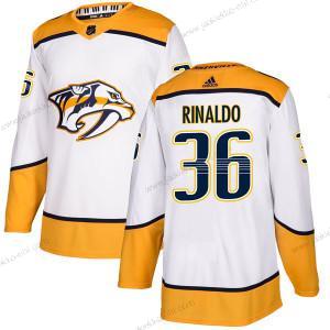 Adidas Miesten #36 Zac Rinaldo Nashville Predators Aito Kolmas paita Valkoinen Paita