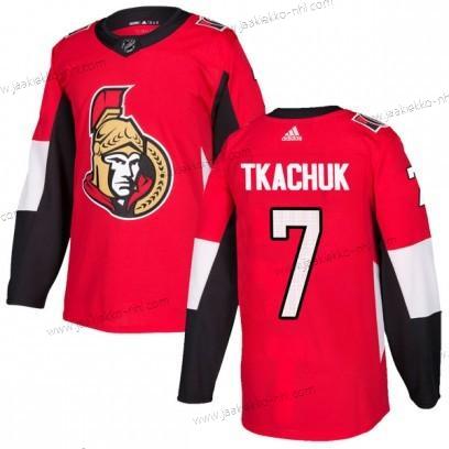 Adidas Miesten Aito Ottawa Senators #7 Brady Tkachuk Kotiottelupaita Punainen Paita