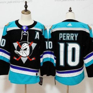 Adidas Miesten Anaheim Ducks #10 Corey Perry Musta Vaihtopaita Aito Pelaaja Paita