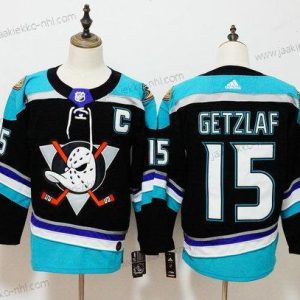 Adidas Miesten Anaheim Ducks #15 Ryan Getzlaf Musta Vaihtopaita Aito Pelaaja Paita