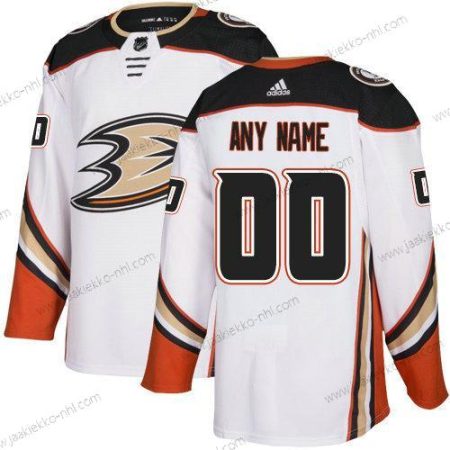 Adidas Miesten Anaheim Ducks Mukautettu Valkoinen Aito Mukautettu Paita