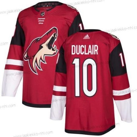 Adidas Miesten Arizona Coyotes #10 Anthony Duclair Punainen Kotiottelupaita Aito Ommeltu NHL Paita