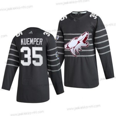 Adidas Miesten Arizona Coyotes #35 Darcy Kuemper Harmaa 2020 NHL All-Star Game Paita