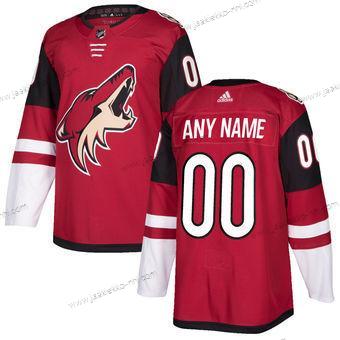 Adidas Miesten Arizona Coyotes Mukautettu Punainen Aito Paita