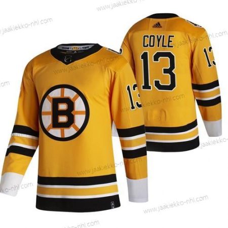 Adidas Miesten Boston Bruins #13 Charlie Coyle Keltainen 2020-21 Käänteinen Retro Vaihtopaita NHL Paita