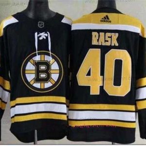 Adidas Miesten Boston Bruins #40 Tuukka Rask Musta 2017-2018 Jääkiekko Ommeltu NHL Paita