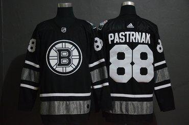 Adidas Miesten Boston Bruins 88 David Pastrnak Musta 2019 NHL All-Star Game Paita