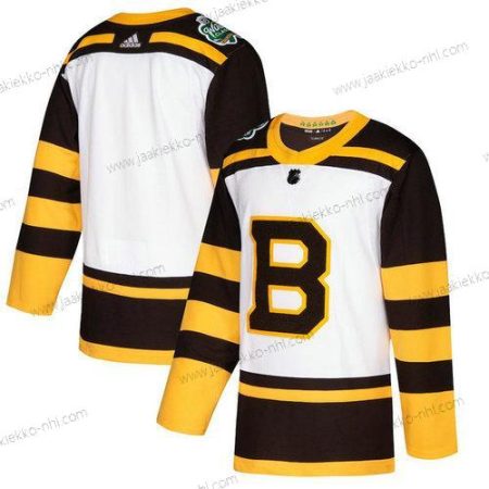 Adidas Miesten Boston Bruins Mukautettu Valkoinen Tyhjä 2019 Talvi Klassinen Aito Paita