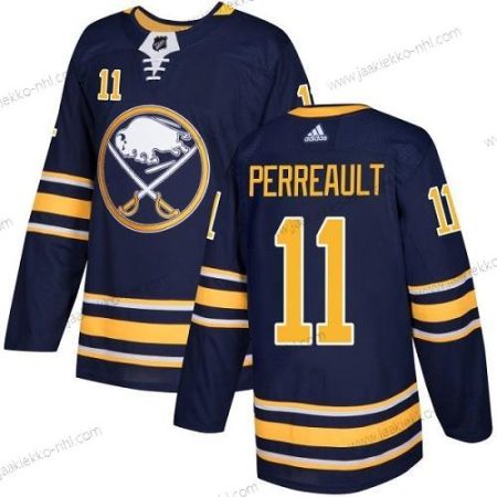 Adidas Miesten Buffalo Sabres #11 Gilbert Perreault Laivastonsininen Sininen Kotiottelupaita Aito Ommeltu NHL Paita