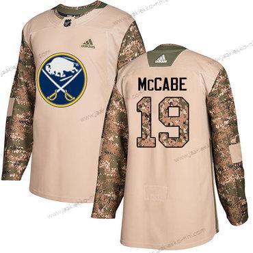 Adidas Miesten Buffalo Sabres #19 Jake Mccabe Maastokuvio Aito 2017 Veterans Day Ommeltu NHL Paita