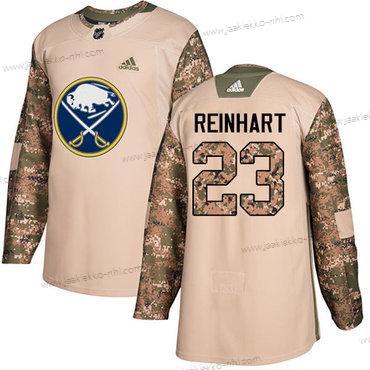 Adidas Miesten Buffalo Sabres #23 Sam Reinhart Maastokuvio Aito 2017 Veterans Day Ommeltu NHL Paita