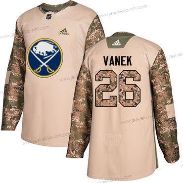 Adidas Miesten Buffalo Sabres #26 Thomas Vanek Maastokuvio Aito 2017 Veterans Day Ommeltu NHL Paita