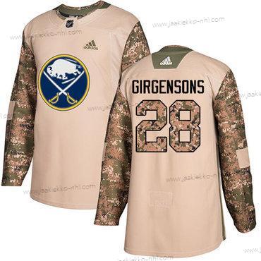 Adidas Miesten Buffalo Sabres #28 Zemgus Girgensons Maastokuvio Aito 2017 Veterans Day Ommeltu NHL Paita