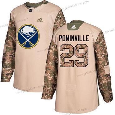 Adidas Miesten Buffalo Sabres #29 Jason Pominville Maastokuvio Aito 2017 Veterans Day Ommeltu NHL Paita