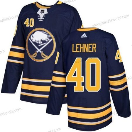 Adidas Miesten Buffalo Sabres #40 Robin Lehner Laivastonsininen Sininen Kotiottelupaita Aito Ommeltu NHL Paita