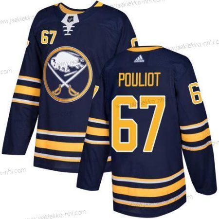 Adidas Miesten Buffalo Sabres #67 Benoit Pouliot Laivastonsininen Sininen Kotiottelupaita Aito Ommeltu NHL Paita