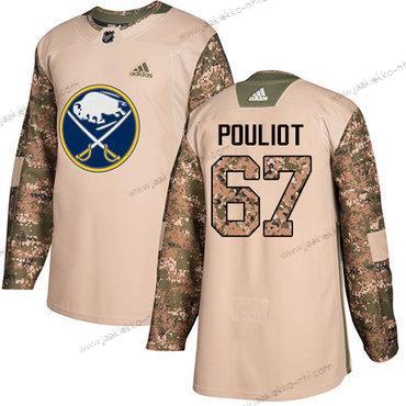 Adidas Miesten Buffalo Sabres #67 Benoit Pouliot Maastokuvio Aito 2017 Veterans Day Ommeltu NHL Paita