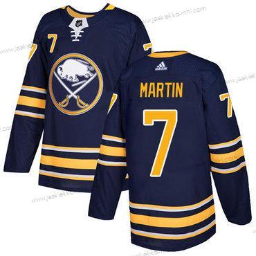 Adidas Miesten Buffalo Sabres #7 Rick Martin Laivastonsininen Sininen Kotiottelupaita Aito Ommeltu NHL Paita