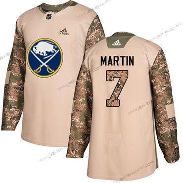 Adidas Miesten Buffalo Sabres #7 Rick Martin Maastokuvio Aito 2017 Veterans Day Ommeltu NHL Paita