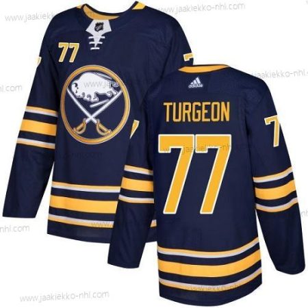 Adidas Miesten Buffalo Sabres #77 Pierre Turgeon Laivastonsininen Sininen Kotiottelupaita Aito Ommeltu NHL Paita