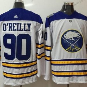 Adidas Miesten Buffalo Sabres #90 Ryan O’Reilly Valkoinen Road Aito Ommeltu NHL Paita