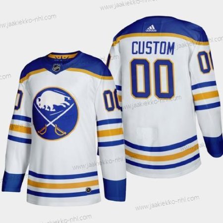 Adidas Miesten Buffalo Sabres Mukautettu 2020-21 Kolmas paita Valkoinen Aito Pelaaja Ommeltu NHL Paita