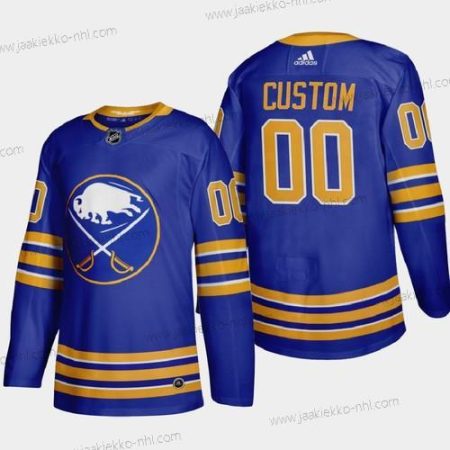 Adidas Miesten Buffalo Sabres Mukautettu 2020-21 Kotiottelupaita Royal Sininen Aito Pelaaja Ommeltu NHL Paita