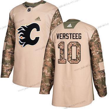 Adidas Miesten Calgary Flames #10 Kris Versteeg Maastokuvio Aito 2017 Veterans Day Ommeltu NHL Paita