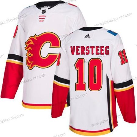 Adidas Miesten Calgary Flames #10 Kris Versteeg Valkoinen Kolmas paita Aito NHL Paita