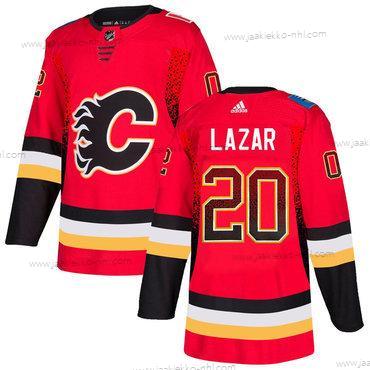 Adidas Miesten Calgary Flames #20 Curtis Lazar Punainen Paita