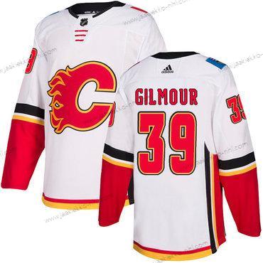 Adidas Miesten Calgary Flames #39 Doug Gilmour Valkoinen Kolmas paita Aito NHL Paita