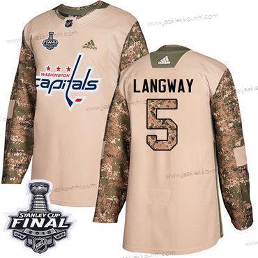 Adidas Miesten Capitals #13 Jakub Vrana Vihreä Salute to Service 2018 Stanley Cup Final Ommeltu NHL Paita