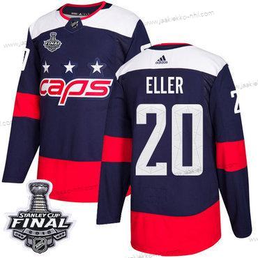 Adidas Miesten Capitals #20 Lars Eller Laivastonsininen Aito 2018 Stadium Series Stanley Cup Final Ommeltu NHL Paita