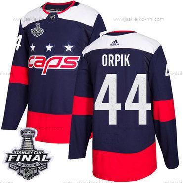 Adidas Miesten Capitals #44 Brooks Orpik Laivastonsininen Aito 2018 Stadium Series Stanley Cup Final Ommeltu NHL Paita