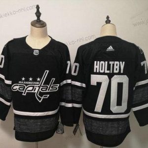 Adidas Miesten Capitals 70 Braden Holtby Musta 2019 NHL All-Star Game Parley Aito Pelaaja Paita