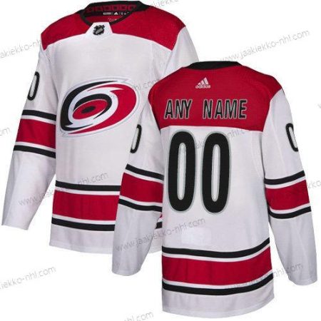 Adidas Miesten Carolina Hurricanes Mukautettu NHL Aito Valkoinen Paita