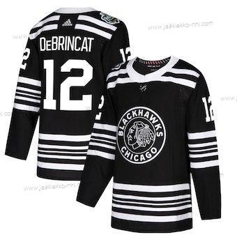 Adidas Miesten Chicago Blackhawks #12 Alex Debrincat Musta 2019 Talvi Klassinen Aito Pelaaja Paita