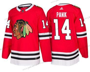 Adidas Miesten Chicago Blackhawks #14 Richard Panik Punainen Kotiottelupaita Aito Ommeltu NHL Paita