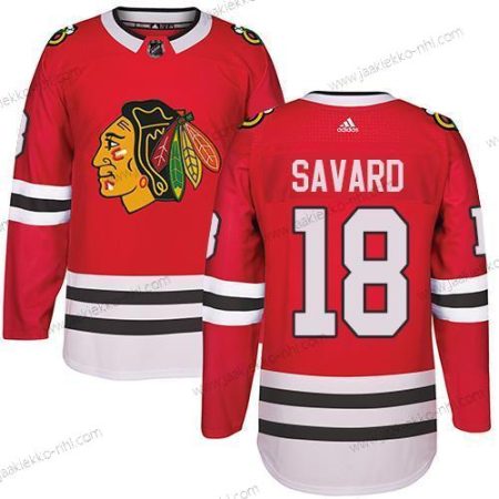 Adidas Miesten Chicago Blackhawks #18 Denis Savard Punainen Kotiottelupaita Aito Ommeltu NHL Paita