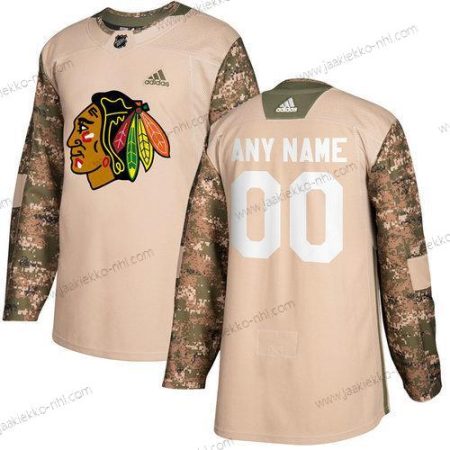 Adidas Miesten Chicago Blackhawks Mukautettu Maastokuvio Veterans Day Harjoitus Paita