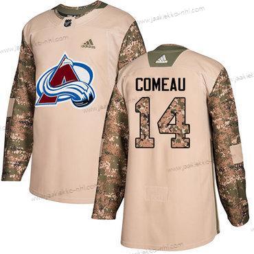 Adidas Miesten Colorado Avalanche #14 Blake Comeau Maastokuvio Aito 2017 Veterans Day Ommeltu NHL Paita