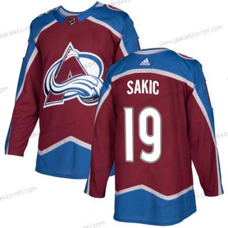 Adidas Miesten Colorado Avalanche #19 Joe Sakic Kotiottelupaita Punainen Aito Ommeltu NHL Paita