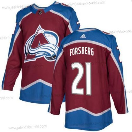 Adidas Miesten Colorado Avalanche #21 Peter Forsberg Kotiottelupaita Punainen Aito Ommeltu NHL Paita