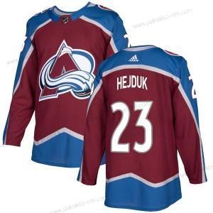 Adidas Miesten Colorado Avalanche #23 Milan Hejduk Aito Kotiottelupaita Punainen Paita